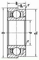 Łożysko turbinowe-szybkoobrotowe TBP#22
